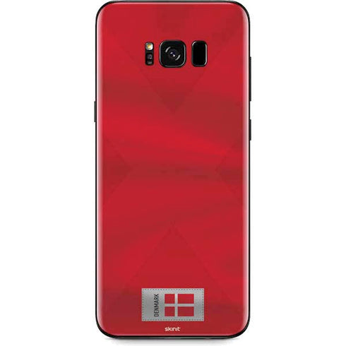 Denmark Soccer Flag Galaxy S8 Skin